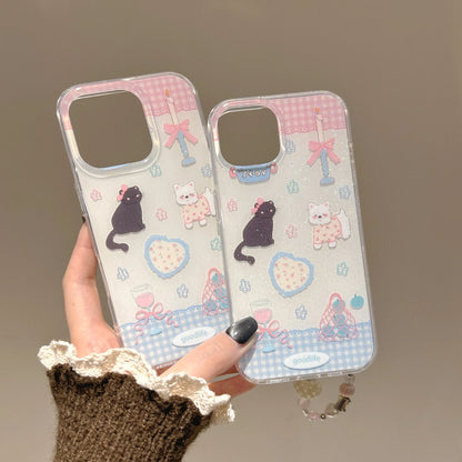 Shimmery Pet Party case for iPhone