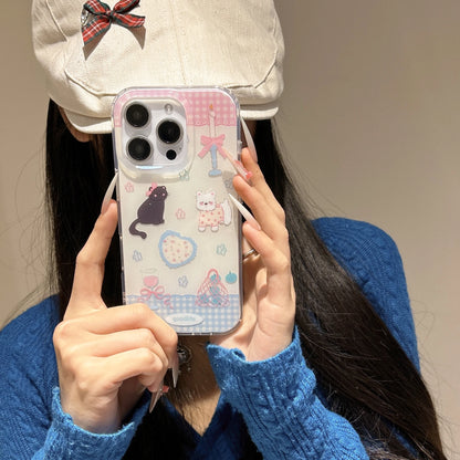 Shimmery Pet Party case for iPhone