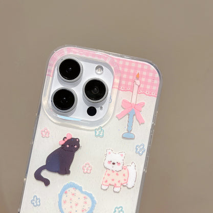 Shimmery Pet Party case for iPhone