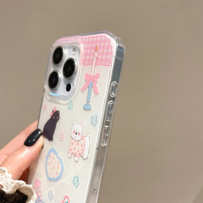 Shimmery Pet Party case for iPhone